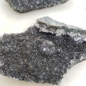 Black Amethyst Druzy Piece (assorted. approx. 7.6-7.7x4.6-5.7x1.4cm)