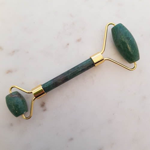 Green Jade Massage Roller (assorted. approx. 14.5x5.5cm)