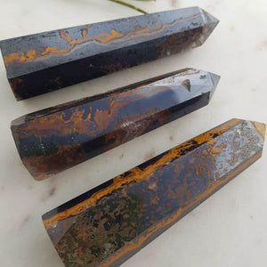 Tiger Iron Polished Obelisk (assorted. approx. 8.8-9.6x2.5-3x2-2.5cm)