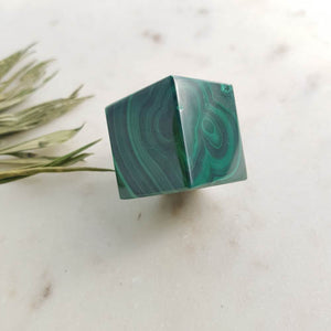 Malachite Balancing Cube (approx. 2.7x2.7cm)