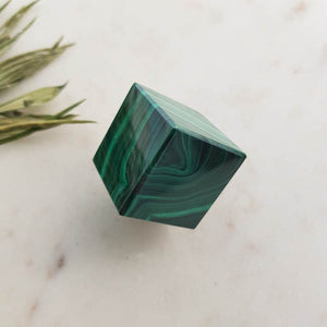 Malachite Balancing Cube (approx. 2.7x2.7cm)