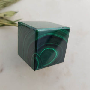 Malachite Balancing Cube (approx. 2.7x2.7cm)