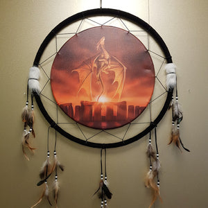 Solstice Round Wall Art by Anne Stokes (approx 62x 62cm)