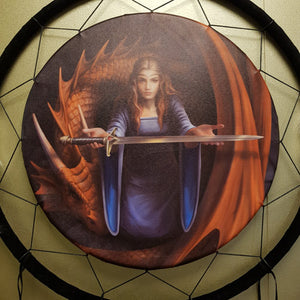 The Truth Wall Art by Anne Stokes (approx 62x 62cm)