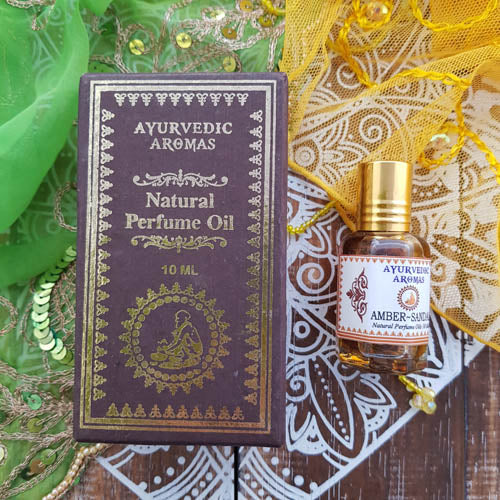 Amber Sandal Ayurvedic Perfume Oil (approx 10mls)
