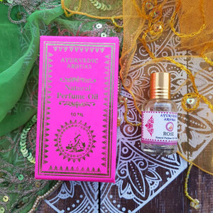 Rose Ayurvedic Perfume Oil (approx 10mls)