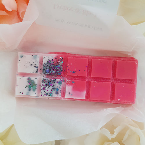 Lychee & Black Tea Soy Wax Snap Bar (handcrafted in Aotearoa New Zealand from sustainable sources. 10 squares)