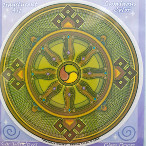 Dharma Wheel Window Sticker