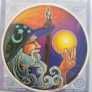 Wizard Magic Window Sticker