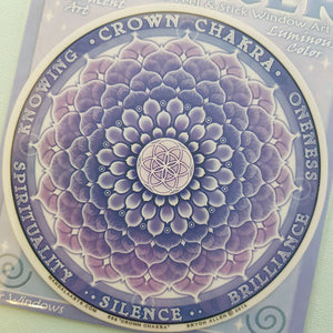 Crown Chakra Window Sticker