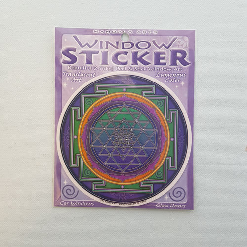 Sri Yantra Window Sticker (approx. 11.5 diameter)