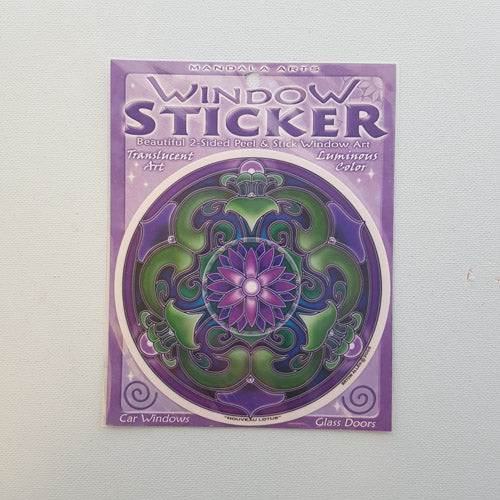 Nouveau Lotus Window Sticker (approx. 11.5 diameter)