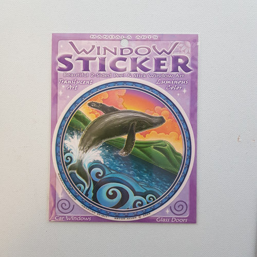 Awesome Spirit Window Sticker (approx. 11.5cm diameter)