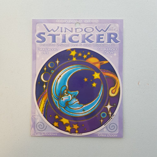 Bella Luna Window Sticker (approx. 11.5cm diameter)