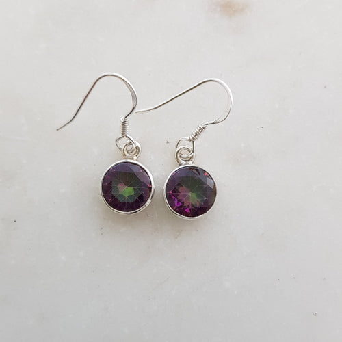 Mystic Topaz Earrings (sterling silver)