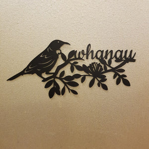 Tui Whanau Wall Art with Envelope