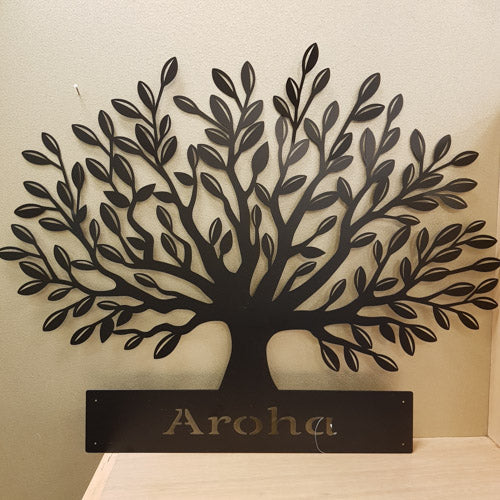 Aroha Tree of Life Wall Art (metal. approx. 48x59cm)