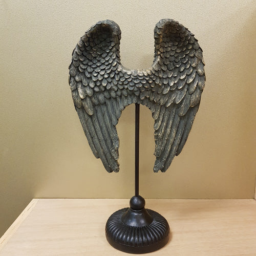 Angel Wings on Stand (approx. 34x22cm)
