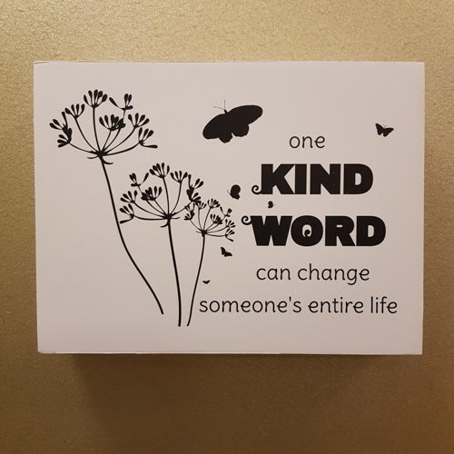 One Kind Word Wall Art (approx.