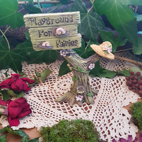 Fairy Playground Sign (approx. 10.5x9x3.5cm)