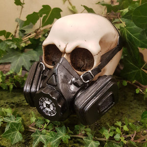 Skull with Bio Hazard Mask