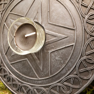 Pentacle Tealight Candle Holder (approx. 19cm diameter)
