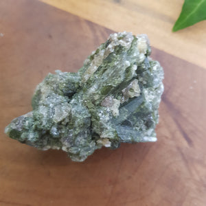 Green Tourmaline in Quartz Specimen