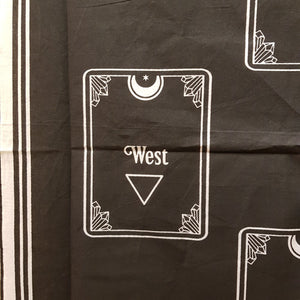 Four Card Tarot Spread Altar Cloth (approx. 70x70cm)