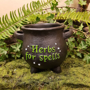Herbs For Spells Planter (approx. 11x12.5cm)