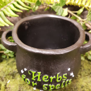 Herbs For Spells Planter (approx. 11x12.5cm)
