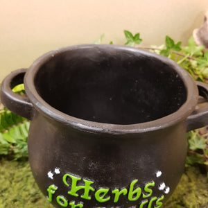Herbs For Spells Planter (approx. 17x20cm)