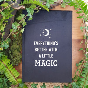 Everything's Better With a Little Magic Velvet Lined Journal