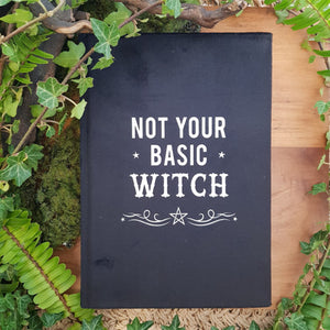 Not your Basic Witch Velvet Lined Journal