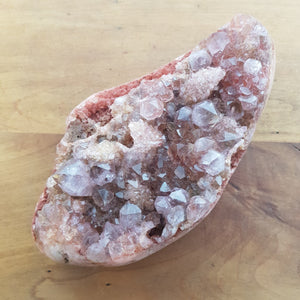 Pink Amethyst Cluster (approx. 16.6x9.1x4.8cm)