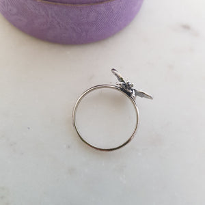 Honey Bee Ring (sterling silver)