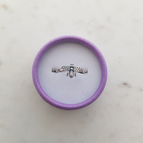 Honey Bee Ring (sterling silver)