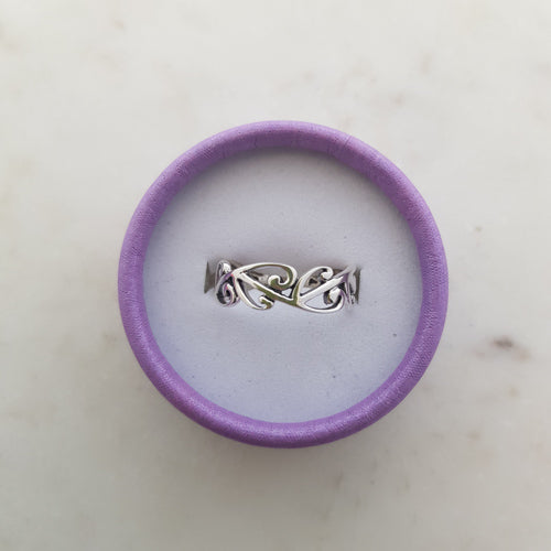 Kowhaiwhai Ring (sterling silver)