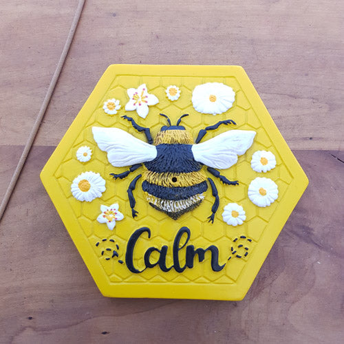Bee Calm Incense Holder (approx. 12.5x10.8cm)