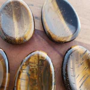 Gold Tiger's Eye Worry Stone