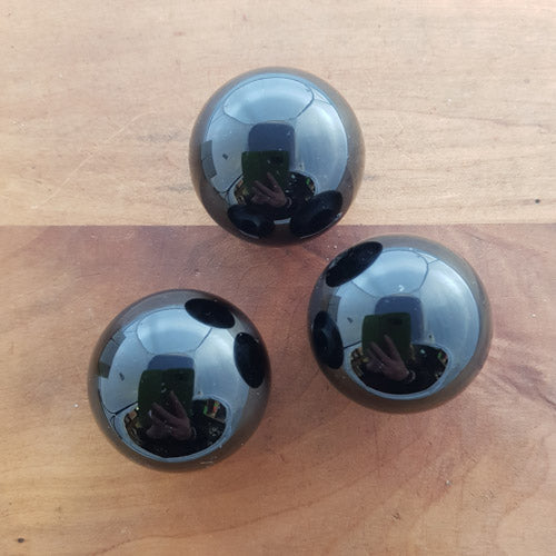 Black Obsidian Sphere (assorted. approx. 4cm diameter)