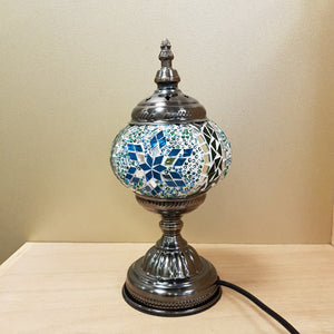Blue & Green Star Turkish Style Mosaic Lamp