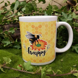 Happy Bee Ceramic Mug