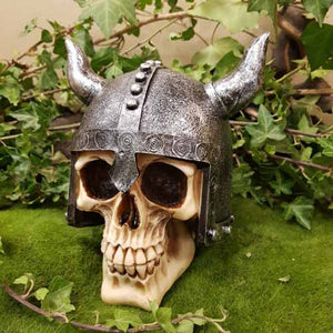 Viking Skull (.approx 12x13x9.5cm)