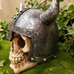 Viking Skull (.approx 12x13x9.5cm)