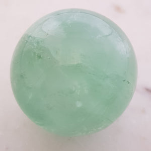 Green Fluorite Sphere