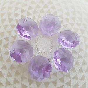 Lilac Aurora Octagon Prism