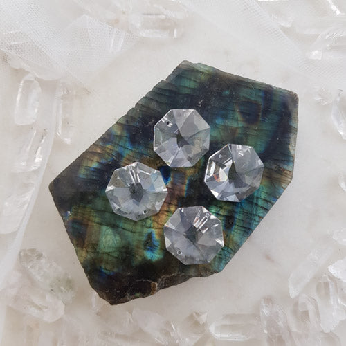 Clear Strass Crystal Octagon Bead (approx. 18mm)