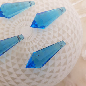 Blue Aurora Faceted Dart Prism