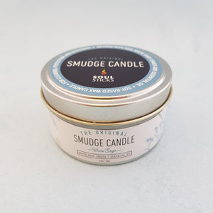 White Sage Smudge Candle in Tin