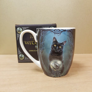 Rise Of The Witches Porcelain Mug By Lisa Parker